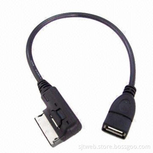 MI/MMI Cable for Audi with Music Interface, Stereo Connector Type